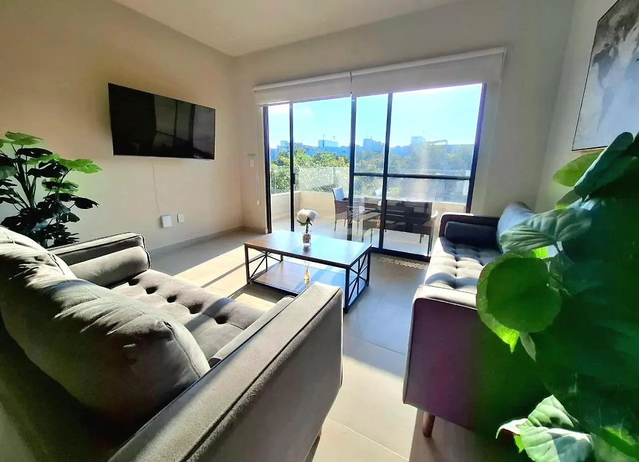 Encantador Departamento Con Vista A La Piscina Y A 10 Minutos De La Playa! Playa del Carmen